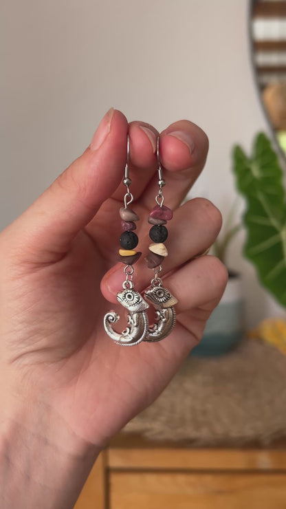 Boucle d’oreille Caméléa